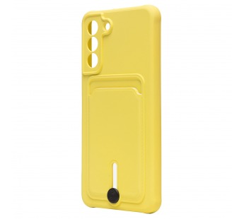 Чехол-накладка - SC304 с картхолдером для "Samsung SM-G990 Galaxy S21FE" (yellow) (208748)#2043554