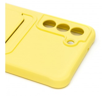 Чехол-накладка - SC304 с картхолдером для "Samsung SM-G990 Galaxy S21FE" (yellow) (208748)#2043555
