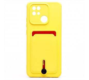 Чехол-накладка - SC304 с картхолдером для "Xiaomi Redmi 10C" (yellow) (208813)#1769511