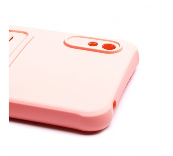 Чехол-накладка - SC304 с картхолдером для "Xiaomi Redmi 9A/Redmi 9i" (light pink) (208814)#2043545