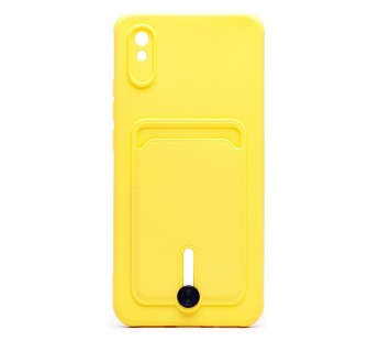 Чехол-накладка - SC304 с картхолдером для "Xiaomi Redmi 9A/Redmi 9i" (yellow) (208815)#1769513