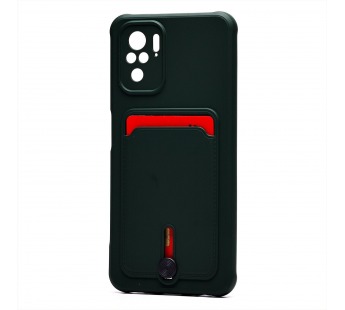 Чехол-накладка - SC304 с картхолдером для "Xiaomi Redmi Note 10/Redmi Note 10S" (dark green (208775)#2055286