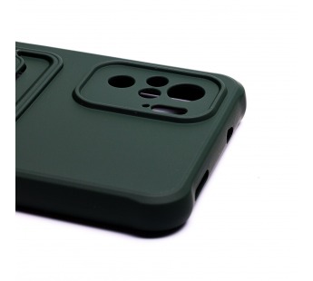 Чехол-накладка - SC304 с картхолдером для "Xiaomi Redmi Note 10/Redmi Note 10S" (dark green (208775)#2055287