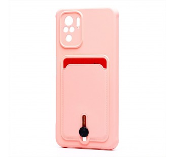 Чехол-накладка - SC304 с картхолдером для "Xiaomi Redmi Note 10/Redmi Note 10S" (light pink (208778)#2043602