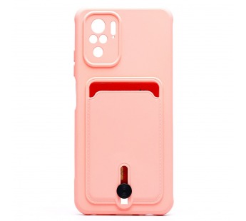 Чехол-накладка - SC304 с картхолдером для "Xiaomi Redmi Note 10/Redmi Note 10S" (light pink (208778)#1769463