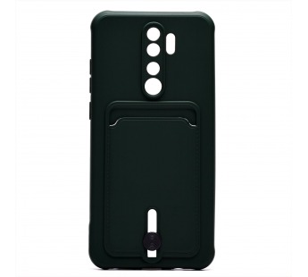 Чехол-накладка - SC304 с картхолдером для "Xiaomi Redmi Note 8 Pro" (dark green) (208789)#1769445