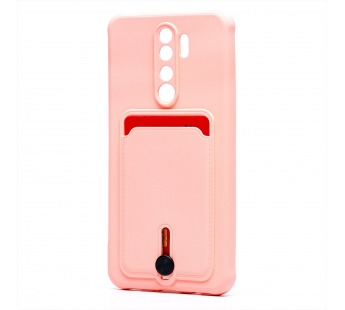 Чехол-накладка - SC304 с картхолдером для "Xiaomi Redmi Note 8 Pro" (light pink) (208792)#2043578