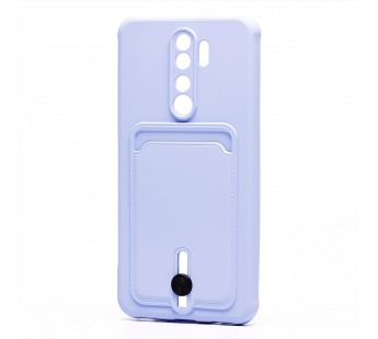 Чехол-накладка - SC304 с картхолдером для "Xiaomi Redmi Note 8 Pro" (light violet) (208791)#2043576