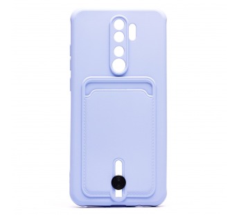 Чехол-накладка - SC304 с картхолдером для "Xiaomi Redmi Note 8 Pro" (light violet) (208791)#1769448