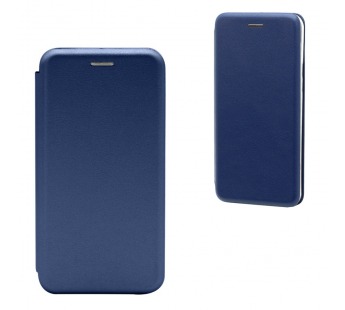                                     Чехол-книжка Samsung М52 BF модельный силиконовый с кожаной вставкой синий*#1767102