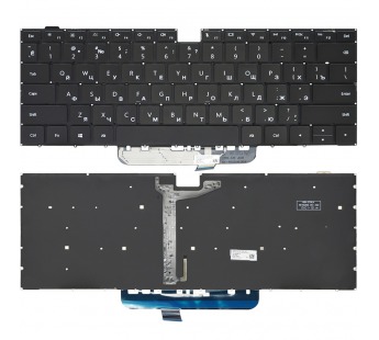 Клавиатура Honor MagicBook 14 черная с подсветкой 2021г#1878461
