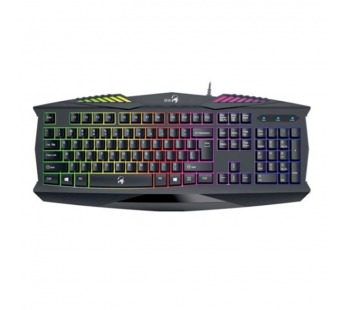 Игровая клавиатура USB Genius Scorpion K220 мембранная, 116 клавиш, подсветка, Black [23.09], шт#1772231