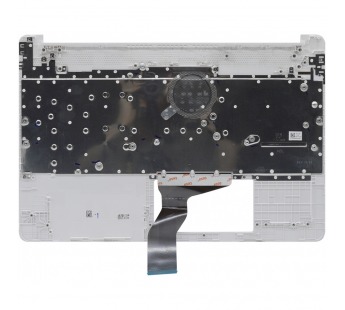Топ-панель HP 15s-eq без подсветки (серебряная с черными клавишами)#1852554