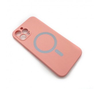 Чехол iPhone 12 Pro Max Silicone MagSafe Soft Touch Розовый#1774134