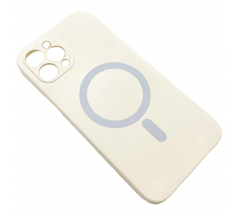 Чехол iPhone 12 Pro Silicone MagSafe Soft Touch Белый#2045180