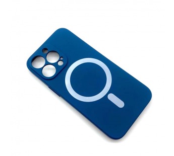 Чехол iPhone 13 Pro Max Silicone MagSafe Soft Touch Синий#1774260