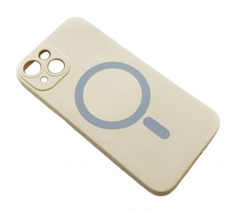 Чехол iPhone 14 Silicone MagSafe Soft Touch Белый#2045196