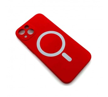 Чехол iPhone 14 Silicone MagSafe Soft Touch Красный#1774229