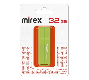 Флеш-накопитель USB 32ГБ Mirex Line Green (13600-FMULGN32)#1771945