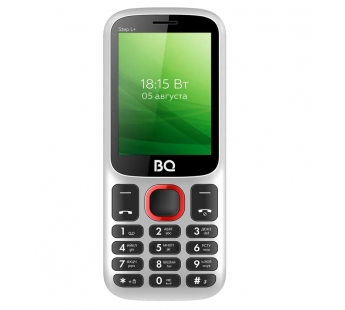 Мобильный телефон BQM-2440 Step L+ белый+красный (2,4"/800mAh)#1772123