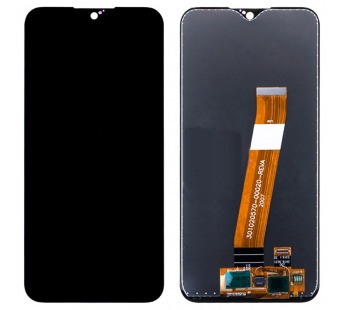 Дисплей для Samsung Galaxy A01/M01 (A015F/M015F) в сборе с тачскрином Черный (Узкий коннектор) - OR#1813724