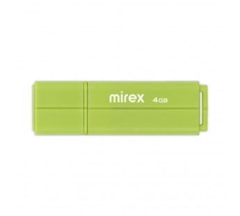 Флеш-накопитель USB 4GB Mirex LINE зелёный (ecopack)#1775810