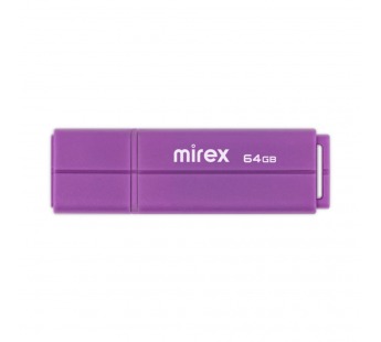 Флеш-накопитель USB 64GB Mirex LINE фиолетовый (ecopack)#1775795