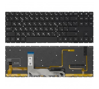 Клавиатура HP OMEN 15-en черная с RGB-подсветкой#1878455