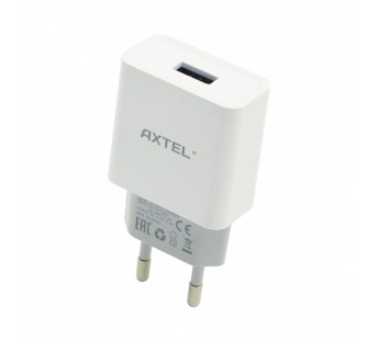 СЗУ с выходом USB AXTEL (2.1A) белое#1799826