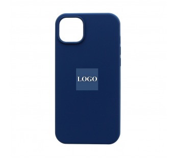 Чехол-накладка Silicone Case с лого для Apple iPhone 14 Plus/6.7 (полная защита) (020) синий#1939481