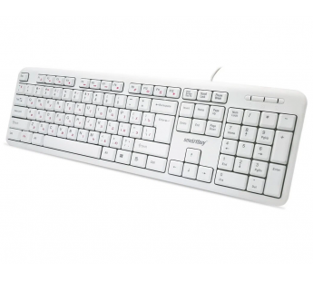 Клавиатура SmartBuy ONE 210, USB, белая, проводная мультимедийная#1785643