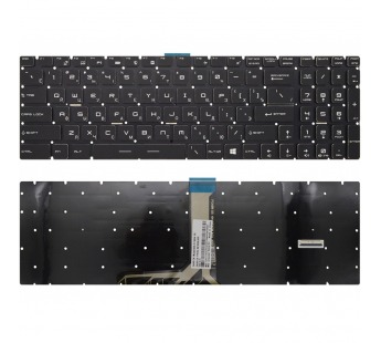 Клавиатура MSI GP75 Leopard 9SD черная c RGB-подсветкой#1849822