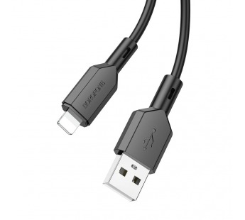 Кабель USB - Apple lightning BOROFONE BX70 (черный) 1м#1776897