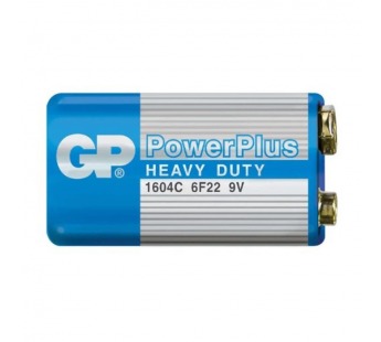Элемент питания GP 6F22 S (крона) POWERPLUS (б/б) (10/500)#1784911