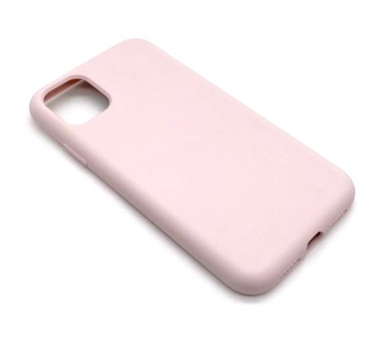 Чехол iPhone 11 Silicone Case (No Logo) №75 в упаковке Серо-Розовый#1849997