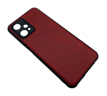Чехол Realme 9 Pro (2022) Кожа Красный#2073948