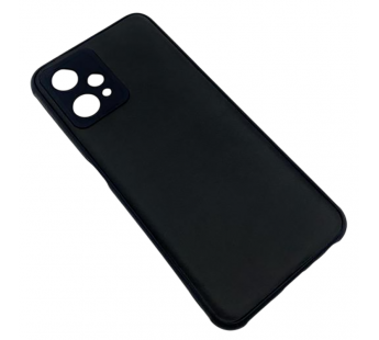 Чехол Realme 9 Pro (2022) Кожа Черный#2073947