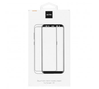 Защитное стекло Full Screen Activ Clean Line 3D для "Xiaomi 12/12S" (black)(209986)#1783020