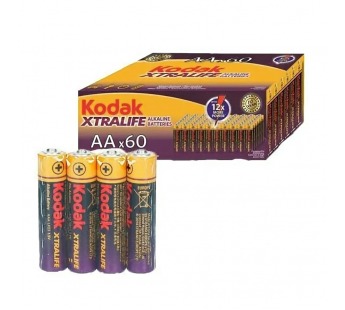 Элемент питания KODAK XTRALIFE  LR6 60 colour box   [KAA-60] (60/720/20160)#1784902