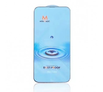 Защитное стекло iPhone 13 Pro Max/14 Plus MiyaMagic (Пылезащитное) тех упаковка Черное#1783963