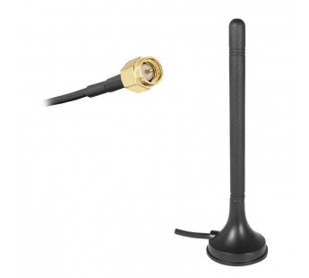 Антенна Wi-Fi 5dB, 50Ом, SMA-M, 3м, штыревая, RANT 2400-03 SMA-M 3m#2080940