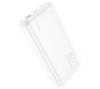 Внешний аккумулятор Hoco J87A Tacker  PD20W+QC3.0 20000mAh USB/USB Type-C (white)#1782175