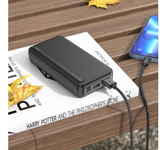 Внешний аккумулятор Hoco J91A 20000 mAh, USBx2/Type-C/Micro-USB 20 000 (black)#1782182
