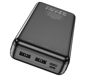 Внешний аккумулятор Hoco J91A 20000 mAh, USBx2/Type-C/Micro-USB 20 000 (black)#1782184