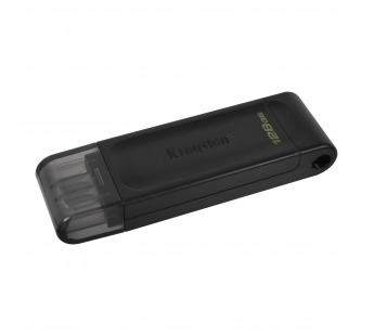 Флеш-накопитель USB 3.0 128GB Kingston DataTraveler 70 (Type C) чёрный#1786159