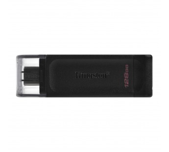 Флеш-накопитель USB 3.0 128GB Kingston DataTraveler 70 (Type C) чёрный#1786158