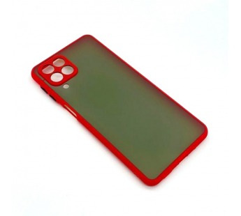 Чехол Samsung M53 (2022) Противоударный Матовый Красный#2100035