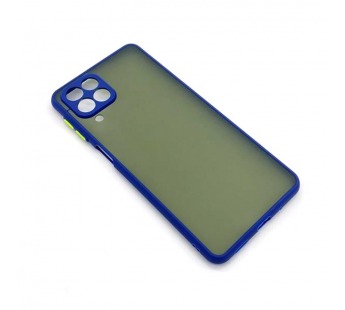 Чехол Samsung M53 (2022) Противоударный Матовый Темно-Синий#2100037