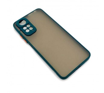Чехол Xiaomi Redmi Note 11/Note 11S (2022) Противоударный Матовый Темно-Зеленый#2097907