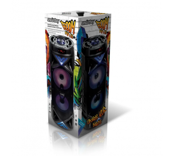                         Портативная колонка Smartbuy BOOM MK III (Bluetooth/микрофон/FM/30Вт) черная#1784321